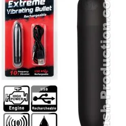 10 Function Extreme Vibrating Bullet - Rechargeable