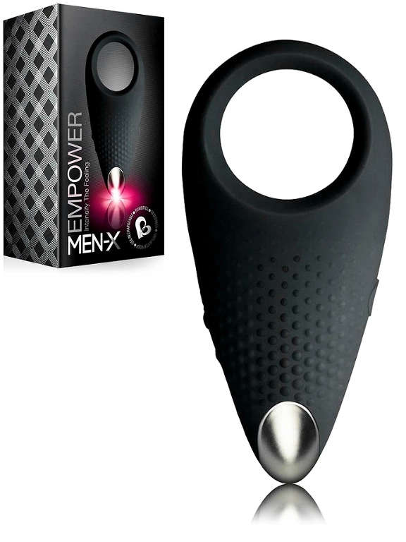 10 Speed Empower Vibrating Cockring Black 3 10 Speed Empower Vibrating Cockring Black