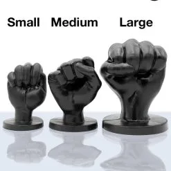 All Black Fist Plug 93 - Medium -Poppers Soldes all black fist plug 93 medium 6 1 8172
