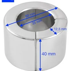 Ballstretcher - Extreme Heavy Magnetic - 40mm -Poppers Soldes ballstretcher extreme heavy magnetic 40mm 2 1 7850