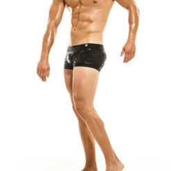 Boxer De Bain Glitter Brazil Cut - Noir -Poppers Soldes boxer de bain glitter brazil cut noir 2 1 8770