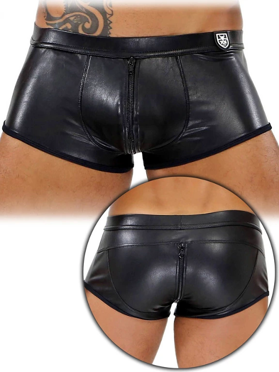 Boxer Fetish Full Zip - Noir 3 Boxer Fetish Full Zip - Noir