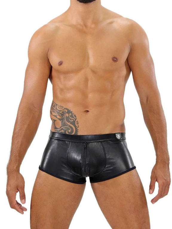 Boxer Fetish Full Zip - Noir 4 Boxer Fetish Full Zip - Noir – Image 2