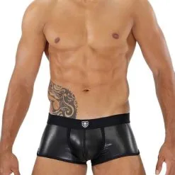 Boxer Fetish - Noir 7 Boxer Fetish - Noir -Poppers Soldes boxer fetish noir 1 1 9075