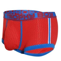 Boxer Trophy Boy Mesh - Rouge -Poppers Soldes boxer trophy boy mesh rouge 5 1 9246