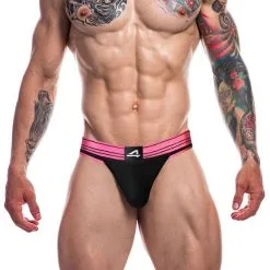 C4M - Jockstrap Rugby Rose -Poppers Soldes c4m jockstrap rugby rose 1 1 9466