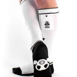 Chaussettes Brutus Gas Mask Party Pockets - Blanc/noir -Poppers Soldes chaussettes brutus gas mask party pockets blanc noir 2 1 9132