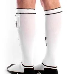 Chaussettes Brutus Gas Mask Party Pockets - Blanc/noir -Poppers Soldes chaussettes brutus gas mask party pockets blanc noir 3 1 9132