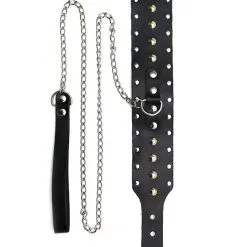 Collier ? Clous Et Laisse De Chien -Poppers Soldes collier clous et laisse de chien 2 2 5778