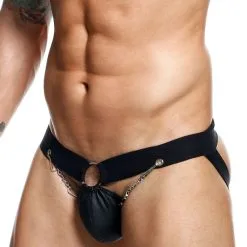 DNGEON Chain Jockstrap - Noir -Poppers Soldes dngeon chain jockstrap noir 1 1 9542