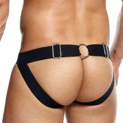 DNGEON Chain Jockstrap - Noir -Poppers Soldes dngeon chain jockstrap noir 2 1 9542