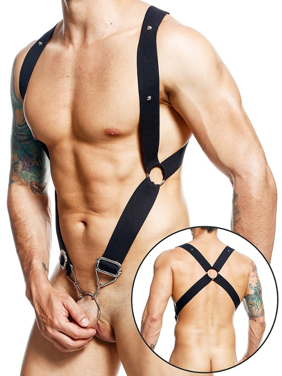 DNGEON Crossback Harness - Noir 3 DNGEON Crossback Harness - Noir