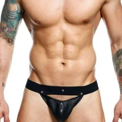 DNGEON Peakaboo Jockstrap - Noir -Poppers Soldes dngeon peakaboo jockstrap noir 1 2 9627