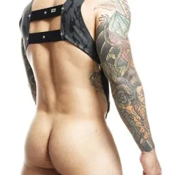 DNGEON Top Cockring Harness - Gris 9 DNGEON Top Cockring Harness - Gris -Poppers Soldes dngeon top cockring harness gris 2 1 9341