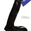 Gode Push Black 19 Cm/7.5 Inch Avec Ventouse -Poppers Soldes gode push black 19 cm 75 inch avec ventouse 0 1 7476