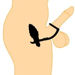 Grooved Silicone Vibrating Prostate Stimulator Cockring -Poppers Soldes grooved silicone vibrating prostate stimulator cockring 2 1 8629