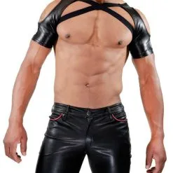 Harnais Open Shoulder - Noir -Poppers Soldes harnais open shoulder noir 2 1 9077