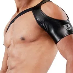 Harnais Open Shoulder - Noir -Poppers Soldes harnais open shoulder noir 3 1 9077