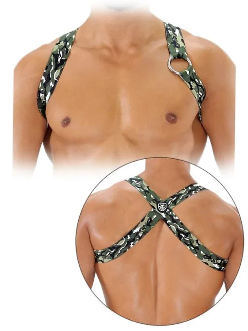 Harnais Party Boy Elastic - Camo -Poppers Soldes harnais party boy elastic camo 0 1 9067