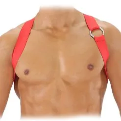 Harnais Party Boy Elastic - Rouge -Poppers Soldes harnais party boy elastic rouge 1 1 9480