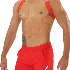 Harnais Party Boy Elastic - Rouge -Poppers Soldes harnais party boy elastic rouge 2 1 9480