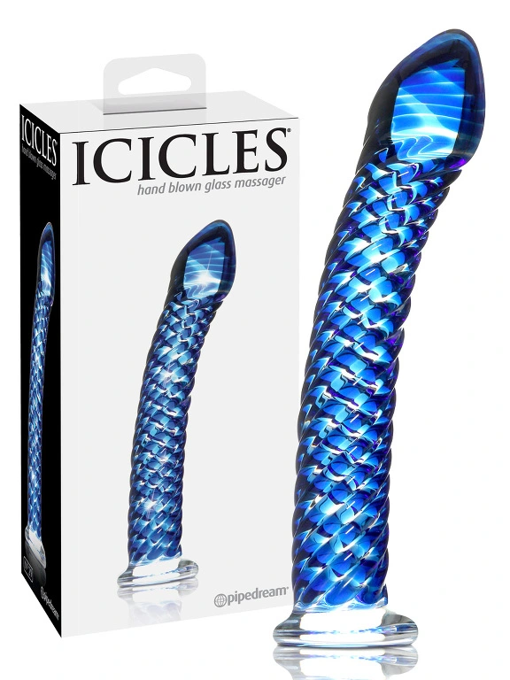 Icicles No. 29 - Dildo De Massage En Verre Souffl? 3 Icicles No. 29 - Dildo De Massage En Verre Souffl?