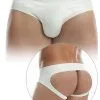 Jockstrap Leather - Blanc -Poppers Soldes jockstrap leather blanc 0 1 6994