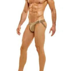 Jockstrap V. Fluid - Camel 7 Jockstrap V. Fluid - Camel -Poppers Soldes jockstrap v fluid camel 2 1 9312