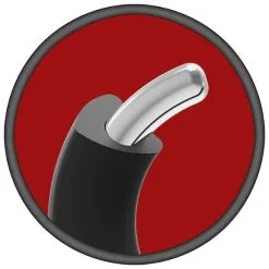 KINK Silicone-Covered Metal Cock Ring -Poppers Soldes kink silicone covered metal cock ring 2 1 8586