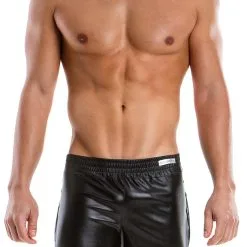 Leather Short - Black -Poppers Soldes leather short black 1 1 6605