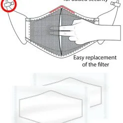 Masque Lavable Carter Avec Filtre - Noir 13 Masque Lavable Carter Avec Filtre - Noir -Poppers Soldes masque lavable carter avec filtre noir 5 1 8606