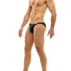 Modus Vivendi - Slip Low Cut Suede - Noir -Poppers Soldes modus vivendi slip low cut suede noir 2 1 9008