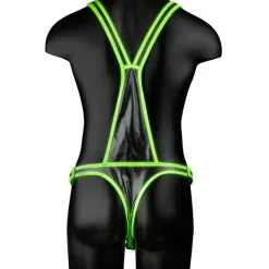 Ouch! Glow In The Dark - Full Body Harness -Poppers Soldes ouch glow in the dark full body harness 2 1 9526