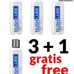Pack De 3 Rush Lube ? Base D'eau 100 Ml + 1 Gratuit