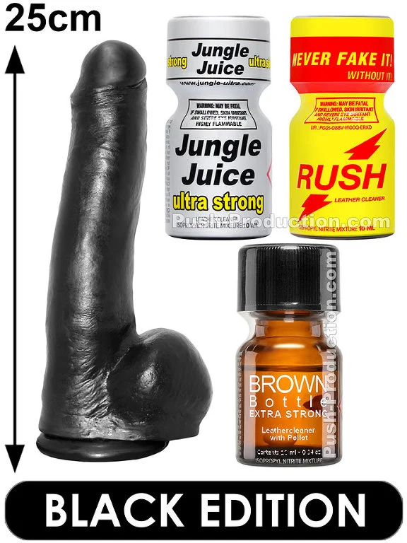 Pack De Poppers Black Jeff 3 Pack De Poppers Black Jeff