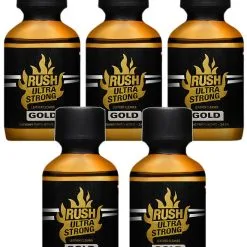 Pack Poppers Rush Ultra Strong Gold Label Big X5