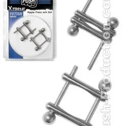 Pinces ? T?tons Nipple Press With Ball - Push Xtreme Fetish