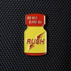 Pin's Rush - Never Fake It! -Poppers Soldes pins rush never fake it 3 2 9143