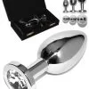 Plug Anal Rosebud Inox - Cristal Blanc - Large 1 Plug Anal Rosebud Inox - Cristal Blanc - Large -Poppers Soldes plug anal rosebud inox cristal blanc large 0 1 3898