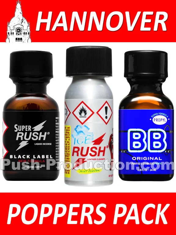 POPPERS HANNOVER PACK 3 POPPERS HANNOVER PACK