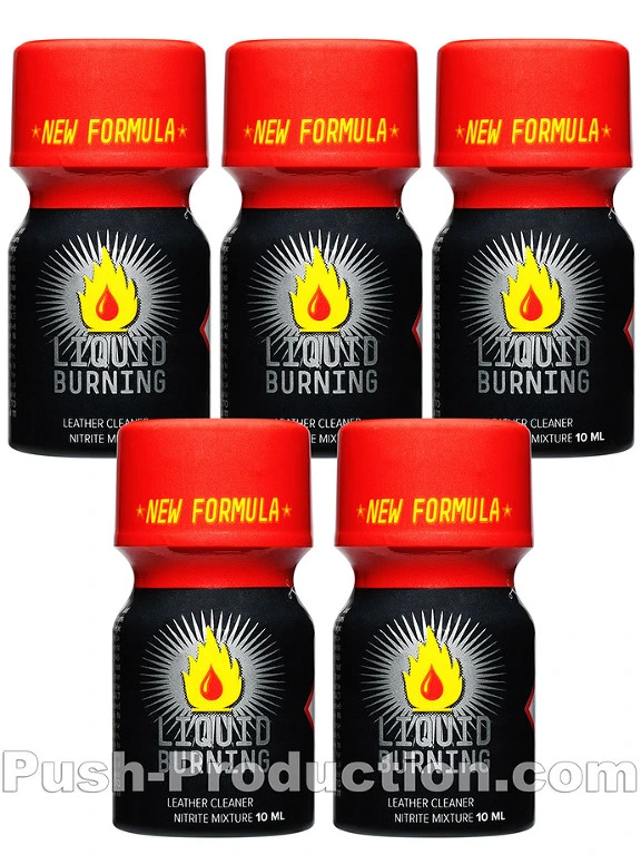 Poppers Liquid Burning 10 Ml - Pack De 5 3 Poppers Liquid Burning 10 Ml - Pack De 5
