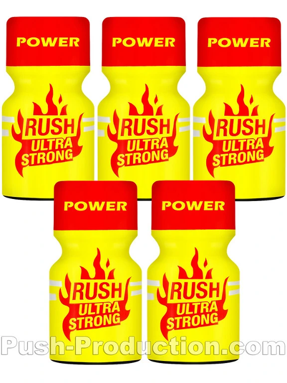 Poppers Rush Ultra Strong 10 Ml - Pack De 5 3 Poppers Rush Ultra Strong 10 Ml - Pack De 5