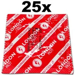 Preservatifs London Rouge Go?t Fraise X 25