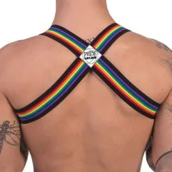 Pride Harness - Black -Poppers Soldes pride harness black 3 1 8607