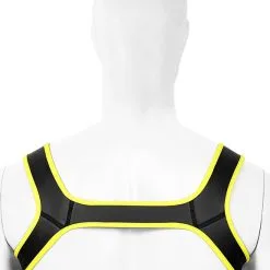Puppy Dog Harnais En Neoprene - Jaune -Poppers Soldes puppy dog harnais en neoprene jaune 2 1 8382