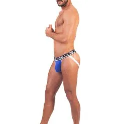 Push - Jockstrap Premium Mesh - Royal/blanc 9 Push - Jockstrap Premium Mesh - Royal/blanc -Poppers Soldes push jockstrap premium mesh royal blanc 2 1 8977