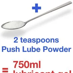 PUSH Lube Powder 500g - Just Add Water -Poppers Soldes push lube powder 500g just add water 2 1 9216