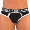 Push - Slip Premium Cotton - Noir/blanc -Poppers Soldes push slip premium cotton noir blanc 0 1 7830