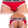 Push - Slip Premium Mesh Hole - Rouge/blanc 2 Push - Slip Premium Mesh Hole - Rouge/blanc -Poppers Soldes push slip premium mesh hole rouge blanc 0 1 7666