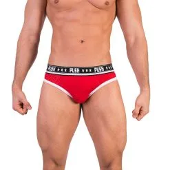 Push - Slip Premium Mesh Hole - Rouge/blanc 8 Push - Slip Premium Mesh Hole - Rouge/blanc -Poppers Soldes push slip premium mesh hole rouge blanc 1 1 7666